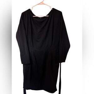 ⚡️Shein Black Dress with pockets & Tie back!!